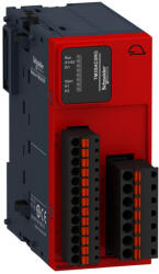 Schneider Electric Modicon TM3 - TM3SAC5RG - bővítő modul, Cat2/PLd/SIL CL2 biztonsági vezérlő, vészleállító-vészkapcsoló, 24 VDC, rugós (TM3SAC5RG)