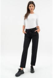 BUDMIL Egyenes szárú Szabadidőnadrág Női XXL fekete 20210450-002252-0699