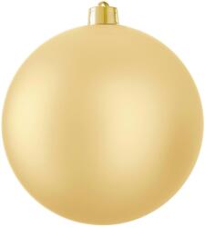 LAALU Karácsonyi dísz - gömb, matt arany, 20 cm átmérőjű (LAU-6246)