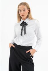 BUDMIL Blúz masni dísszel Női XXL fehér 20770076-001252-0699