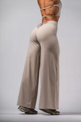 NEBBIA Deni x High-waist Flared Nadrág 312 - cream (M) - NEBBIA