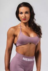NEBBIA Lift-Up Sports Bra FLOW SEAMLESS 495 - pink (L) - NEBBIA