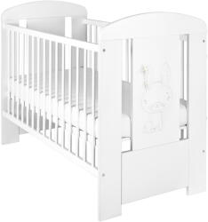 NEW BABY Gyermek kiságy New Baby Nyuszi standard fehér