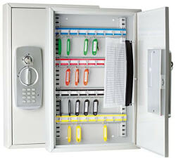 Zárható kulcsszekrény elektronikus zárral, 32 db-os WEDO