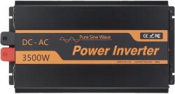  Tiszta szinuszhullám -inverter, 2500W/3500W kimenet, 12 V DC - 220 V AC átalakítás, 3, 5K 12 V