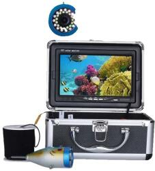  Víz alatti horgászkamera, 7 hüvelykes DVR, 1000 TVL felbontás, 30 LED 30 M kábel