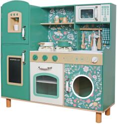 Pepita XXL дървена кухня за игра с аксесоари - зелено (W10C790B)