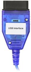 BMW K+DCAN USB interfész, legújabb FTDI chip, BMW sorozattal kompatibilis, kék kapcsoló