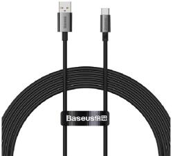 Baseus SUPERIOR adatkábel (USB - Type-C, 100W, PD gyorstöltő, 200cm, törésgátló) FEKETE