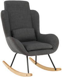 Tempo Hintafotel, szürke anyag/fa, HARPER