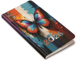 REALSYSTEM 2026 Flexi 5811-83 lepke álló zsebnaptár (5811-83) - officedepot