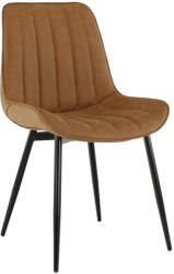 TEMPO KONDELA Szék, barna camel/fekete, HAZAL