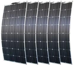  Rugalmas napelem, nagy hatékonyságú, vízálló kivitel, 500 W-os napelem