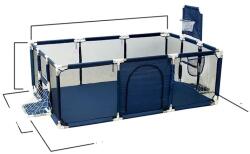  Babajáróka, tágas kialakítás, tartós anyag, kék L