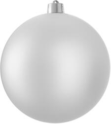 LAALU kerek díszítés, ezüst, matt, 20 cm (LAU-6247)