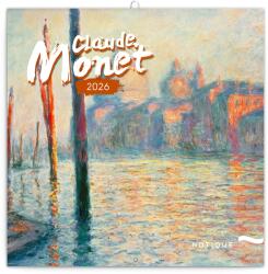 REALSYSTEM 2026 Claude Monet 6097 falinaptár (6097-CM) - officedepot