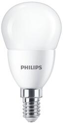 Philips 929002979155 E14 60W matt hideg-fehér kisgömb alakú LED fényforrás (00212587) - officedepot