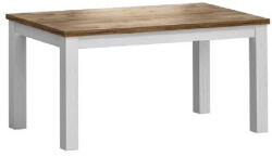 TEMPO KONDELA Asztal STD, nyitható, sosna andersen/tölgy lefkas, 160-203x90 cm, PROVANCE - pepita
