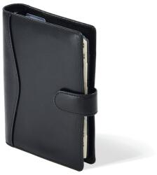 SATURNUS Kalendart Saturnus M212 bőr fekete gyűrűs kalendárium (26SM212-003) - officedepot