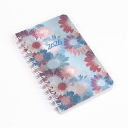 REALSYSTEM 2026 SP3 8811-53 virágok heti beosztású spirálos mini naptár (8811-53) - officedepot