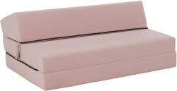 TEMPO KONDELA Összecsukható matrac/fotel, 2v1, rózsaszín, VEDIS