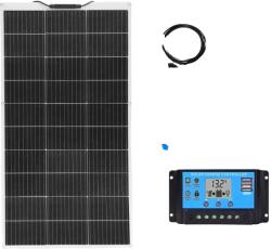  Rugalmas napelem, nagy hatékonyság, sokoldalú kompatibilitás, 12V 100W napelem készlet