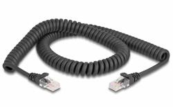 Delock Patch Cord Delock 87993, Cat. 5e, 2m, Black (87993)