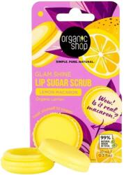 Organic Shop Scrub pentru buze Lemon Macaron, 10 ml