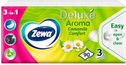 Zewa Deluxe 3 rétegű Papír zsebkendő - Camomile Comfort 90db (53664)