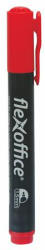 Alkoholos marker, 1, 5 mm, kúpos, FLEXOFFICE " PM03" , piros