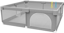  Babajáróka, Beltéri labdapálya, kisgyermek biztonsági kapu, világosszürke 12x18M