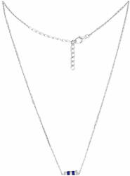  Ezüst Nyaklánc Ausztrál Kék Zafírral és Fehér Topázzal, Y61670