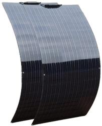  Rugalmas napelem készlet, nagy hatásfok 21%, többféle tápellátási lehetőség, 280w 2db 140w