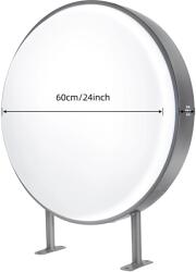  Világítódoboz jelzések, kétoldalas kialakítás, vízálló, 24 hüvelyk 60 cm