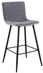 Tempo Bárszék, világosszürke/szürke/fekete, TORANA - pepita