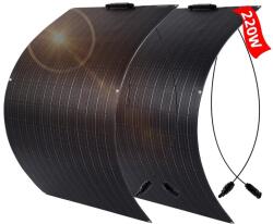  Napelem, ETFE rugalmas, monokristályos, 220 W-os ETFE panel