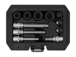 TOYA Féknyereg szerelő dugókulcs készlet 11 részes 3/8" 1/2" CrV (YT-06808) (YT-06808)