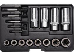 TOYA 17 darabos csavar és szegkiszedő készlet (YT-06033) (YT-06033)