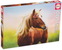 Educa Puzzle Educa din 500 de piese - Horse at sunrise (EDU19000) Puzzle