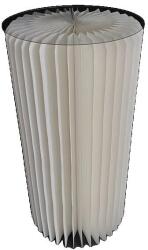  Esküvői tortaállvány, Ünnepi desszertasztal dekor, Kirakati vitrin állvány, D30cm H60cm