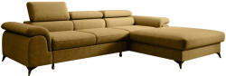Tempo Kihúzható ülőgarnitúra, mustárszínű, jobbos, HORTY ROH