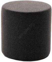 Asir Пуф rondo Ø 40 см, тъмно кафяв (as3164)