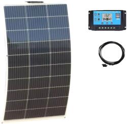  Napelem, Monokristályos, Vízálló, 130W 12V Kit-a