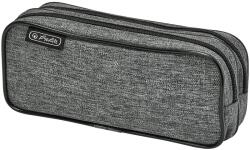 Herlitz Penar scolar Herlitz Knitted - 2 fermoare, gri (50027682_1) Penar