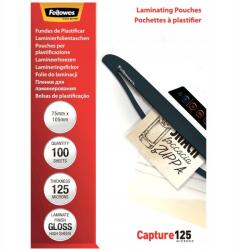 Fellowes lamináló fólia 75x105mm/125m fényes (100 db) (5306901)
