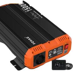 Pure Sine Wave Inverter, Távirányító, 1500W-12V
