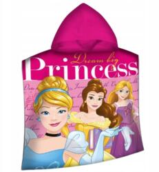 Kids Euroswan Poncsó törölköző Disney Princess 50x100 kapucnis mese mintás (WD19612M)