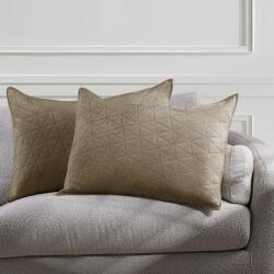  RESTILO díszpárnahuzat LAILA szín kapucsínó dombornyomott stílus glamour anyag bársony, poliészter 50x70