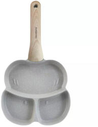 Klausberg Tigaie cu 3 compartimente Klausberg KB 7824, 19 cm, Finisaj marmura, Inductie, Gri (KB 7824)