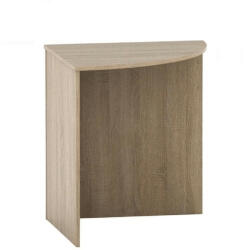 TEMPO KONDELA íves sarokasztal, tölgy sonoma, TEMPO ASISTENT NEW 024